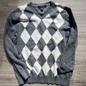 Tommy Hilfiger argyle sweater EUC